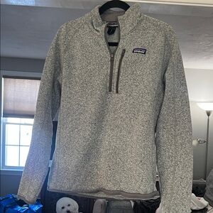 Patagonia Men's Zip-Up Sweater in Gray